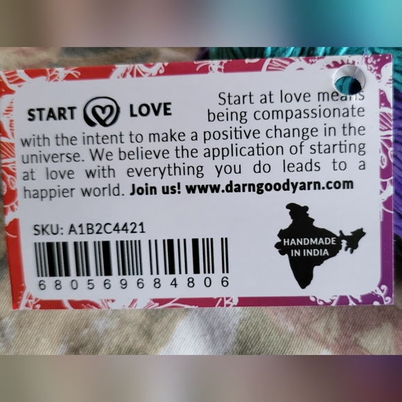 Darn Good SILK FINGERING SILK YARN 50grams/200 yards - Picture 3 of 6